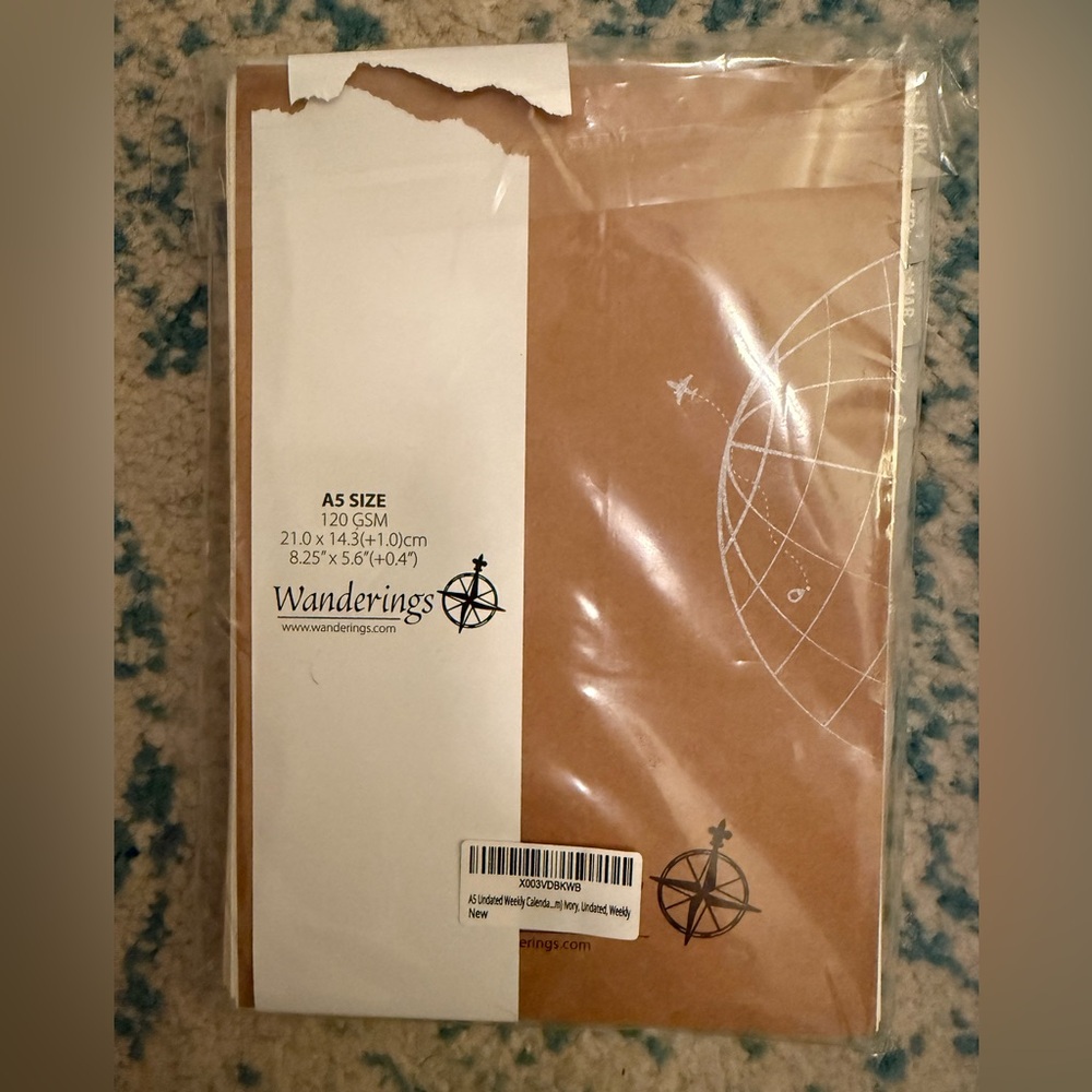 Wanderlings UNDATED  calendar inserts